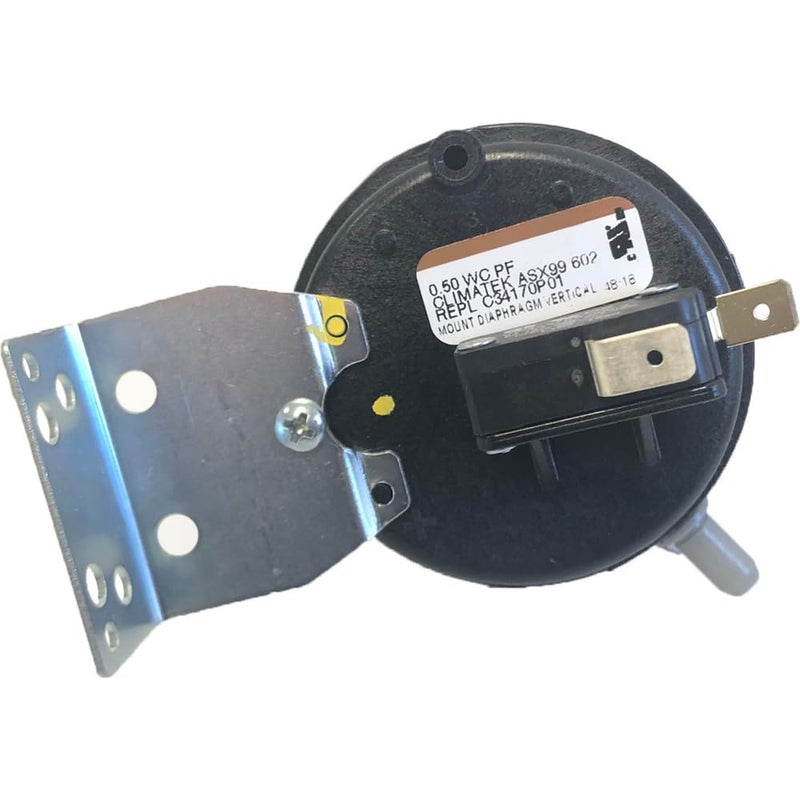 ClimaTek Furnace Vent Air Pressure Switch for Trane Ameican Standard C341750P01